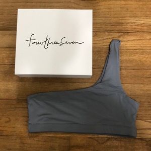 437 Swimwear- The Roy Top in Stone